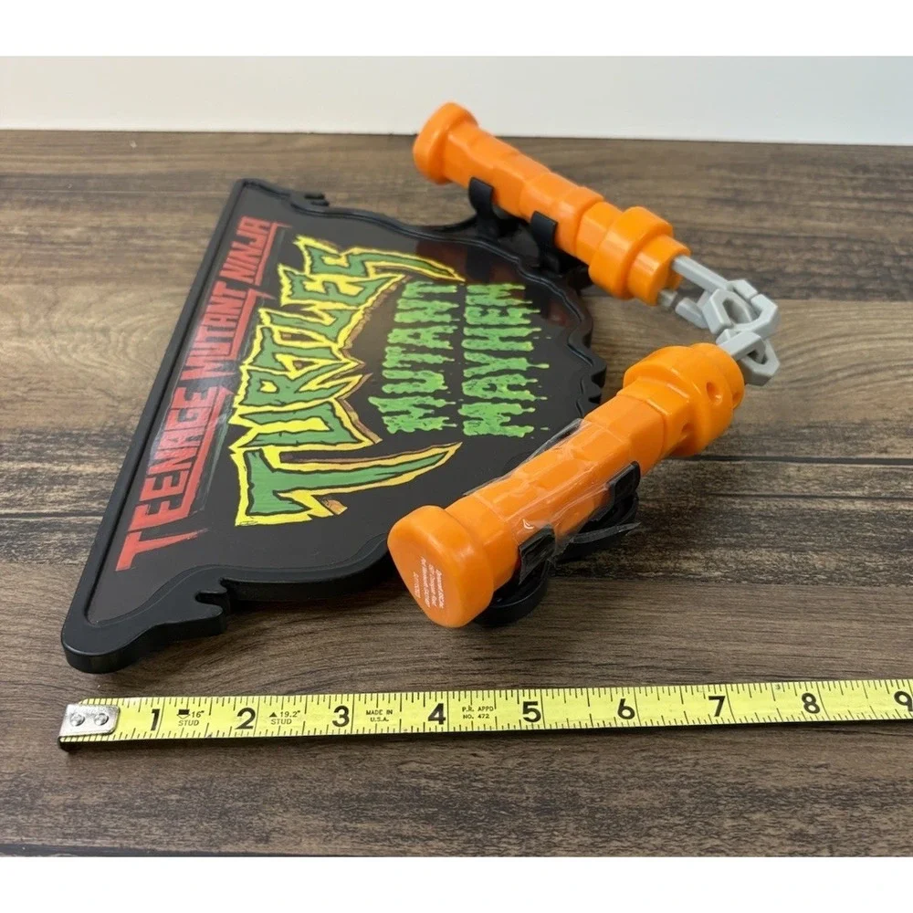 TMNT Ninja Turtles Kids BMX Bike Handle Bar Front Piece Nunchucks
